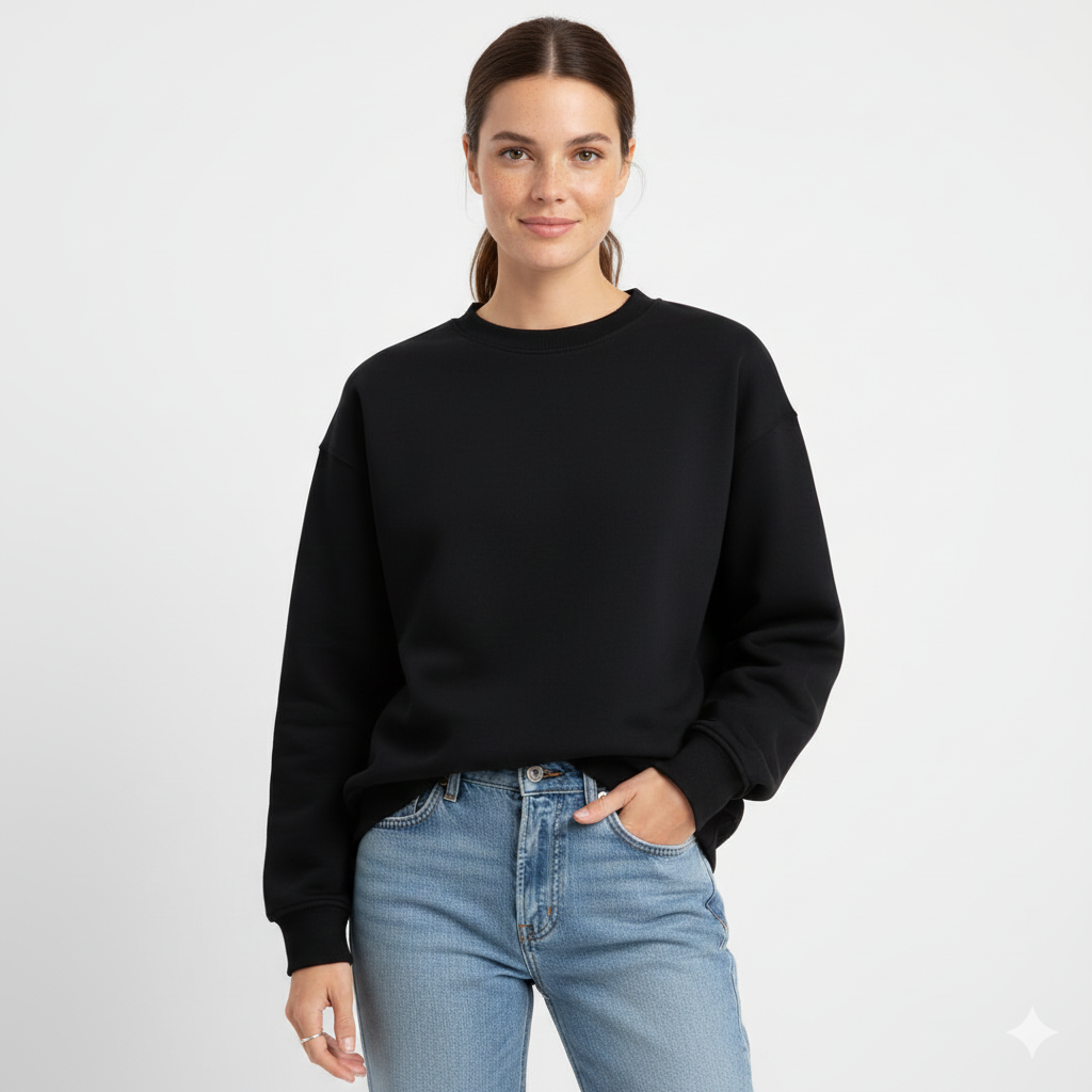 Pull Femme Col Rond Décontracté et Confortable