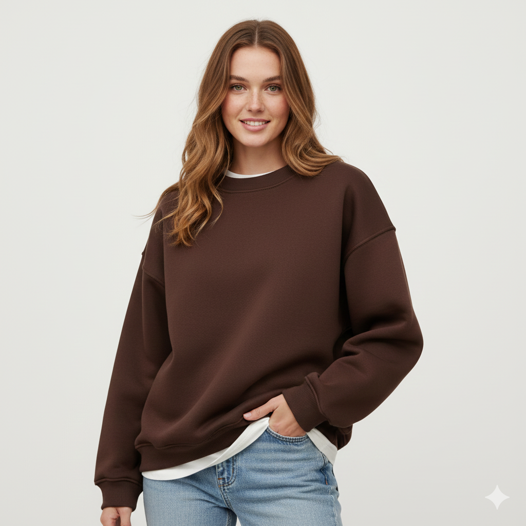 Pull Femme Col Rond Décontracté et Confortable