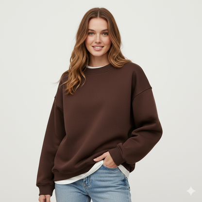Pull Femme Col Rond Décontracté et Confortable
