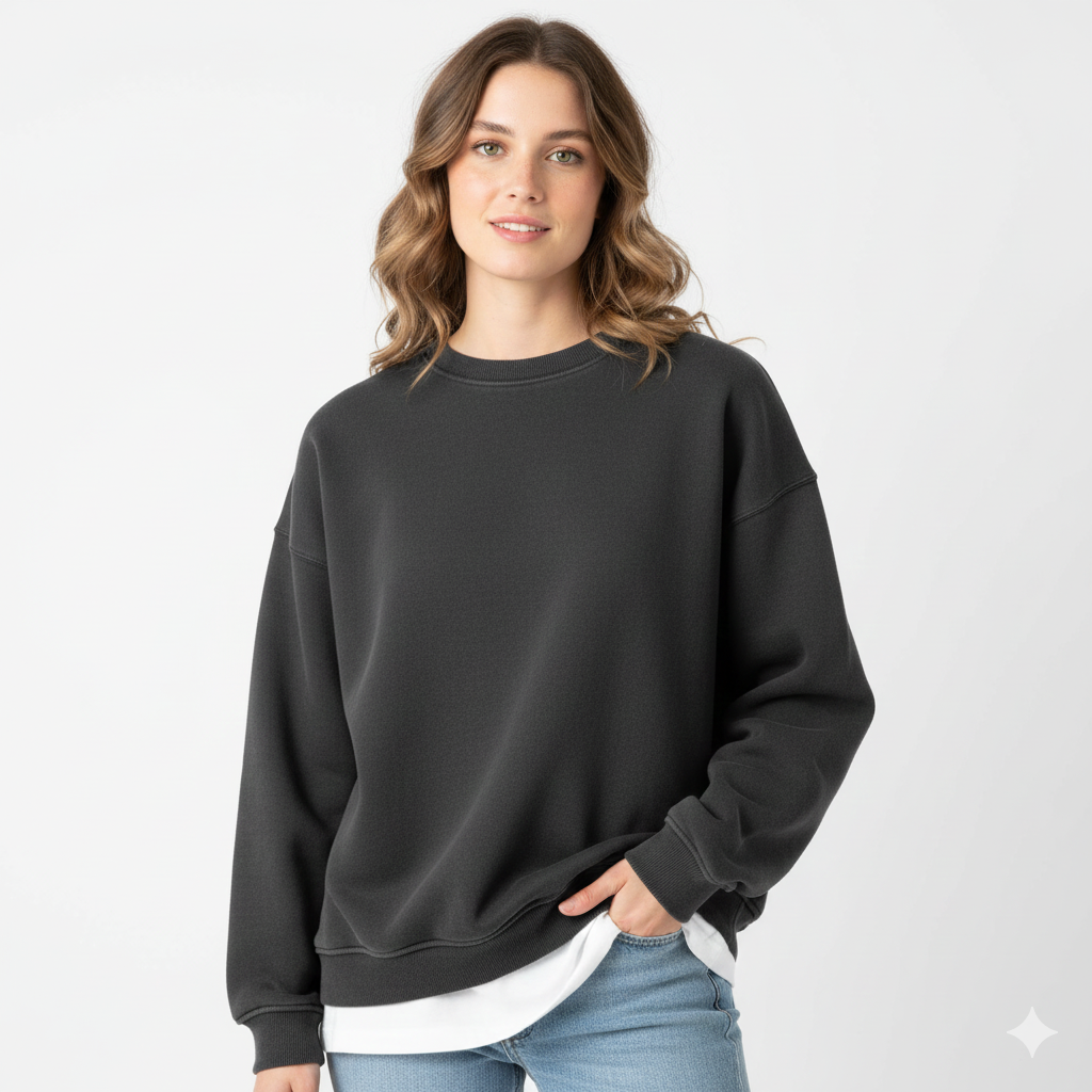 Pull Femme Col Rond Décontracté et Confortable