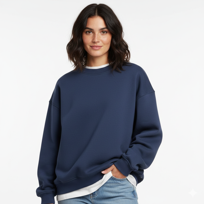 Pull Femme Col Rond Décontracté et Confortable