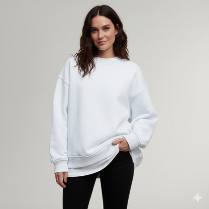 Pull Femme Col Rond Décontracté et Confortable