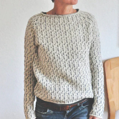Pull Femme Décontracté à Manches Longues