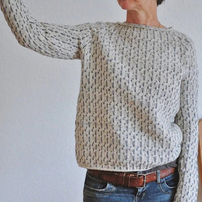 Pull Femme Décontracté à Manches Longues