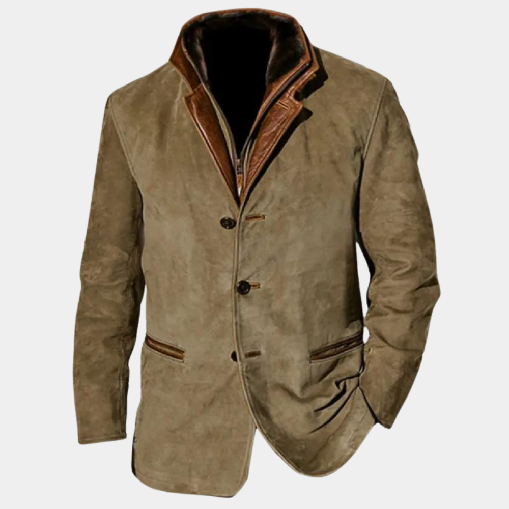 Blazer Homme Classique Noir Élégant