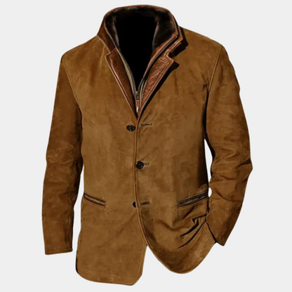 Blazer Homme Classique Noir Élégant