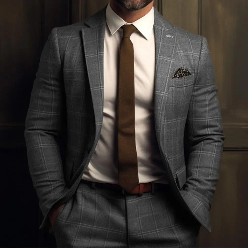 Costume Homme Slim Fit Noir Élégant