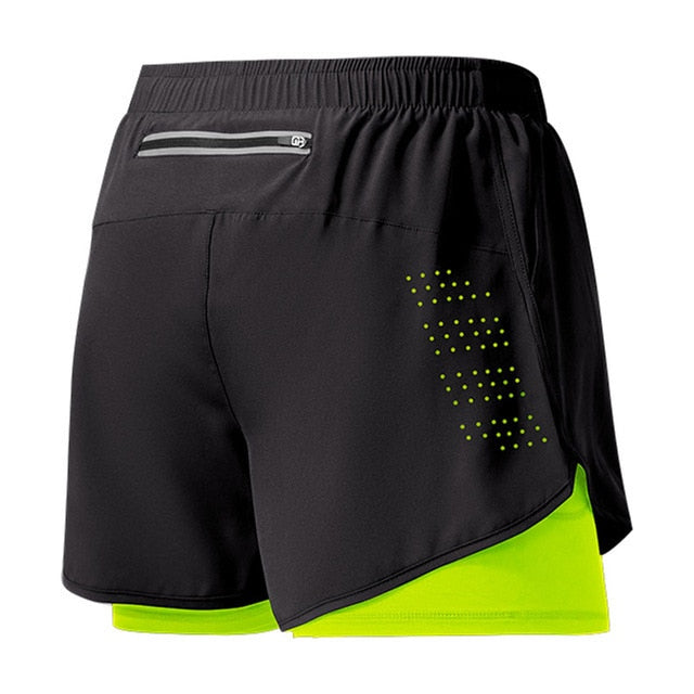 Shorts de Running Homme Séchage Rapide avec Poches Zippées