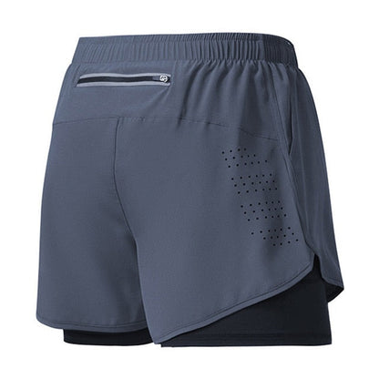 Shorts de Running Homme Séchage Rapide avec Poches Zippées