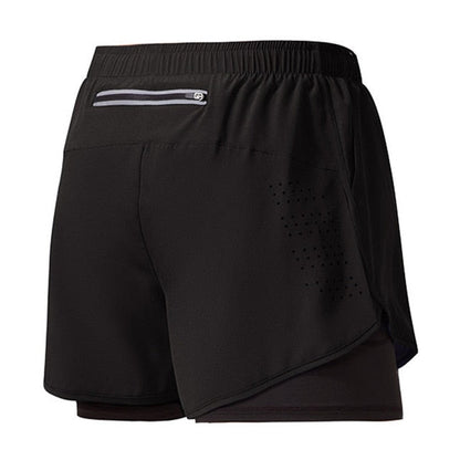 Shorts de Running Homme Séchage Rapide avec Poches Zippées