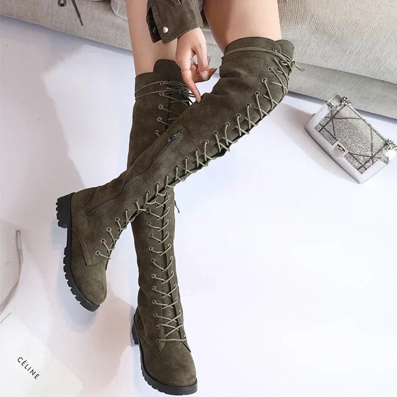 Bottes Hauts Talons Élégantes pour Femmes - PanierRoyale