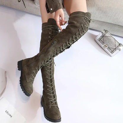 Bottes Hauts Talons Élégantes pour Femmes - PanierRoyale