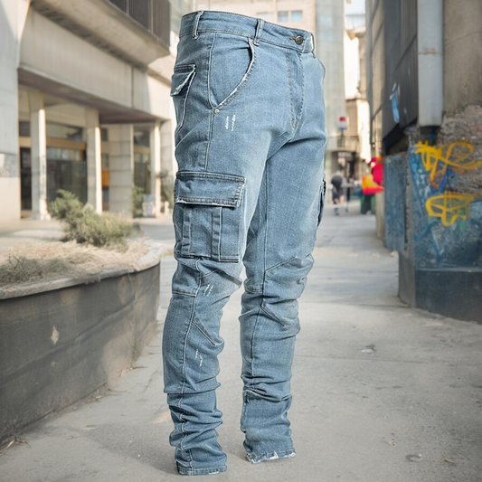 Jean Dénim Homme Classique et Confortable - PanierRoyale
