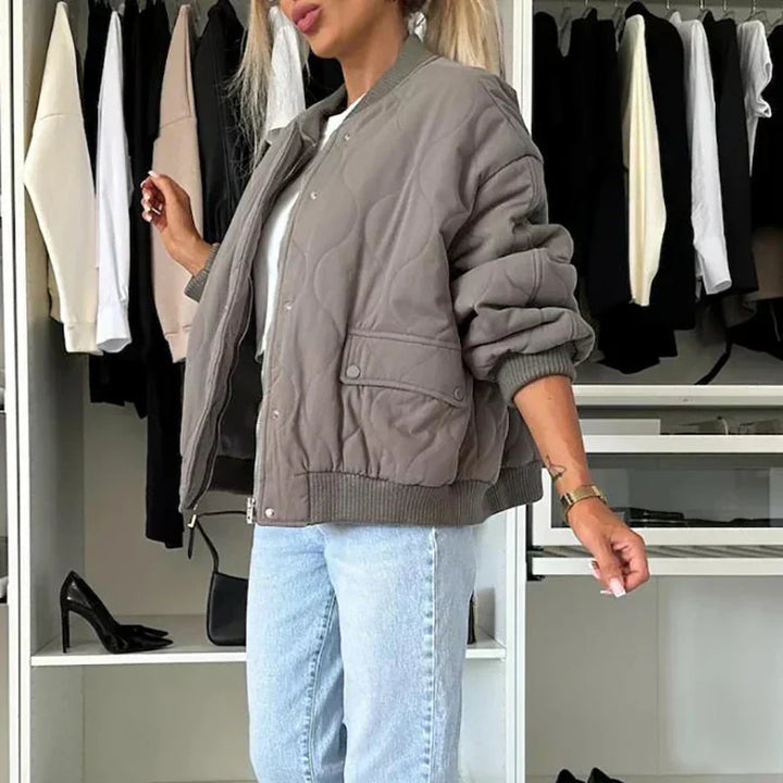 Bomber Matelassé Confort Coupe Ample Oversize - vue 7
