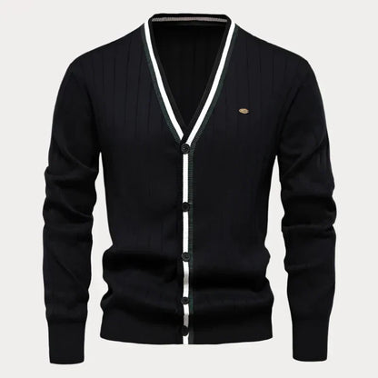 Cardigan Boutonné À Manches Longues Pour Homme | Classique