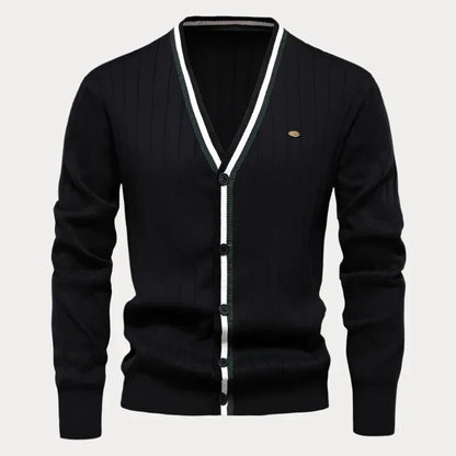 Cardigan Homme Classique Manches Longues Élégant
