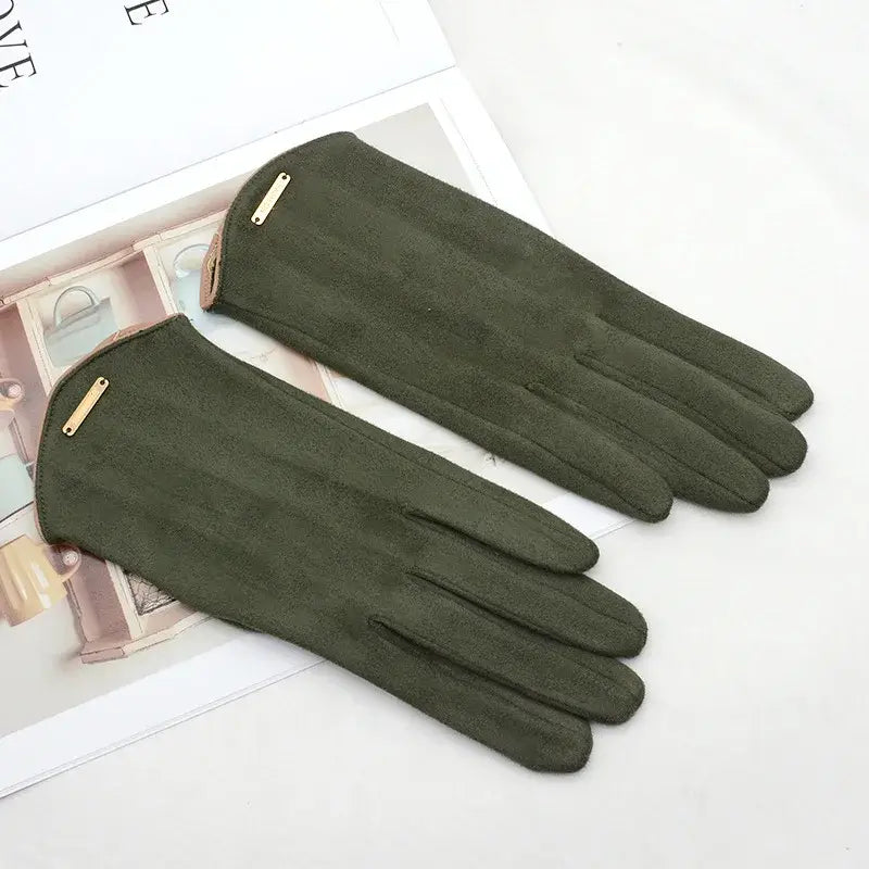 Gants Femmes Hiver Chauffants avec Commande Tactile