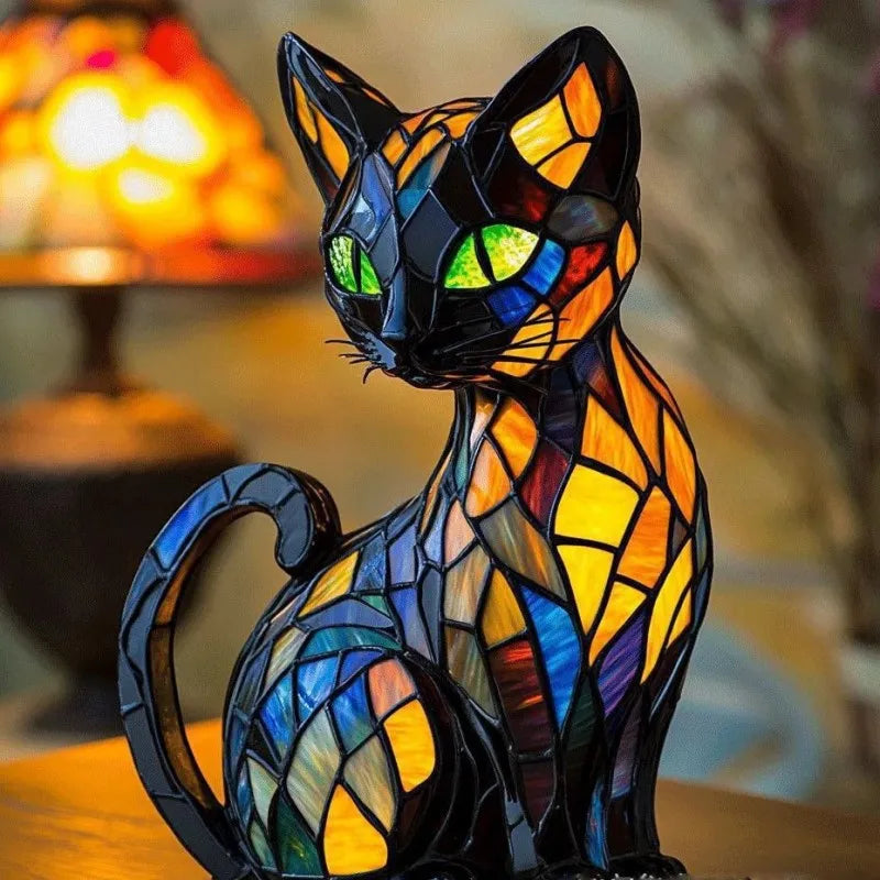 Lampe décorative Lumineuse Design en Forme de Chat - PanierRoyale