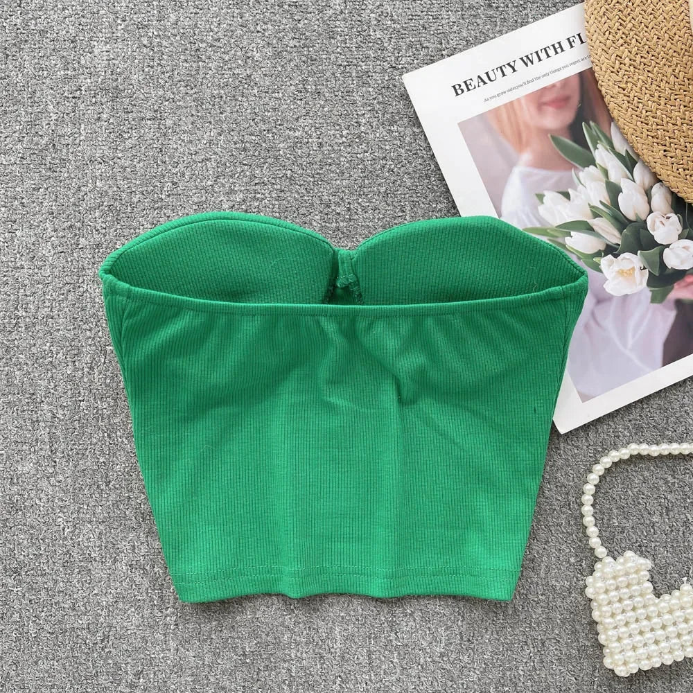 Bustier Top Push-up Corsage Féminin pour Femme