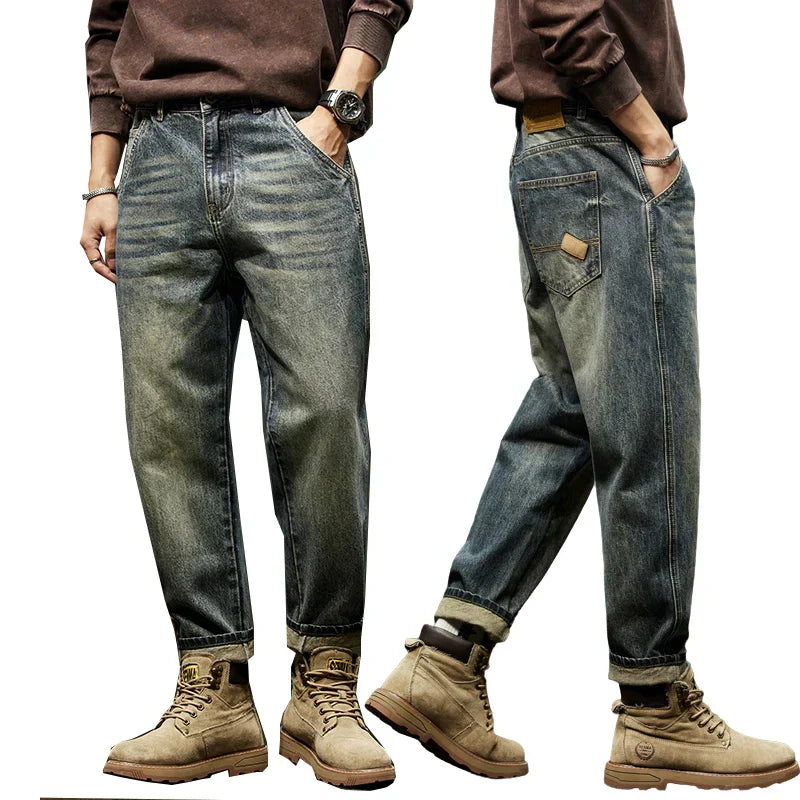 Jean Vintage Homme Décontracté