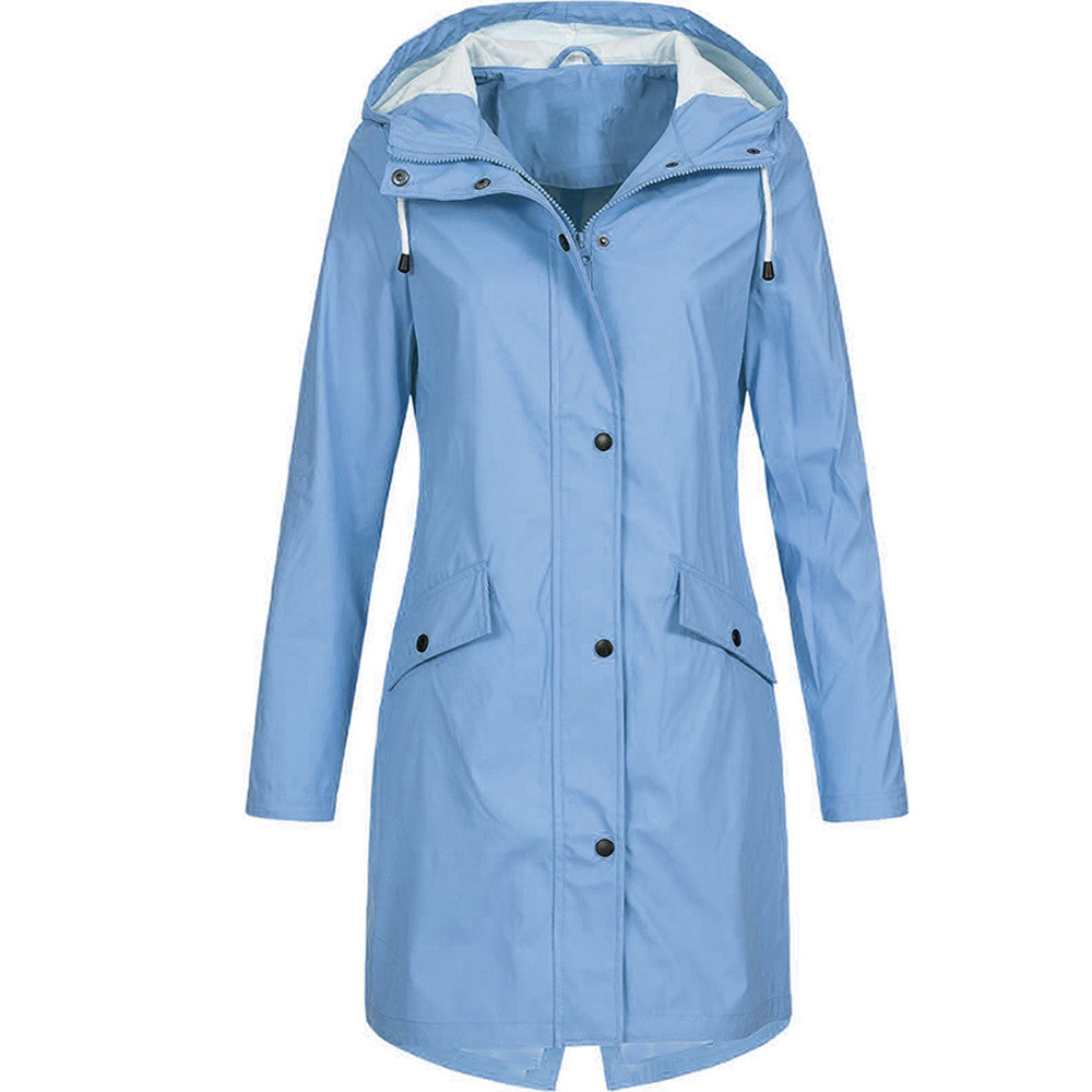 Veste Imperméable Femme Longue et Élégante