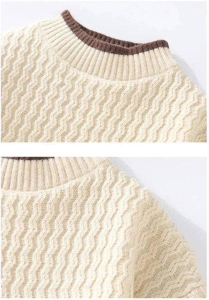 Pull en Maille pour Homme Structuré et Élégant