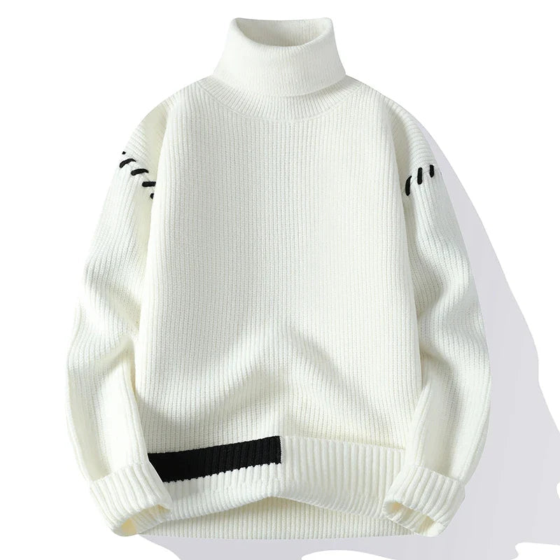 Pull Col Roulé Confort Manches Longues - PanierRoyale