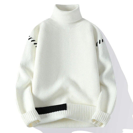 Pull Col Roulé Confort Manches Longues - PanierRoyale