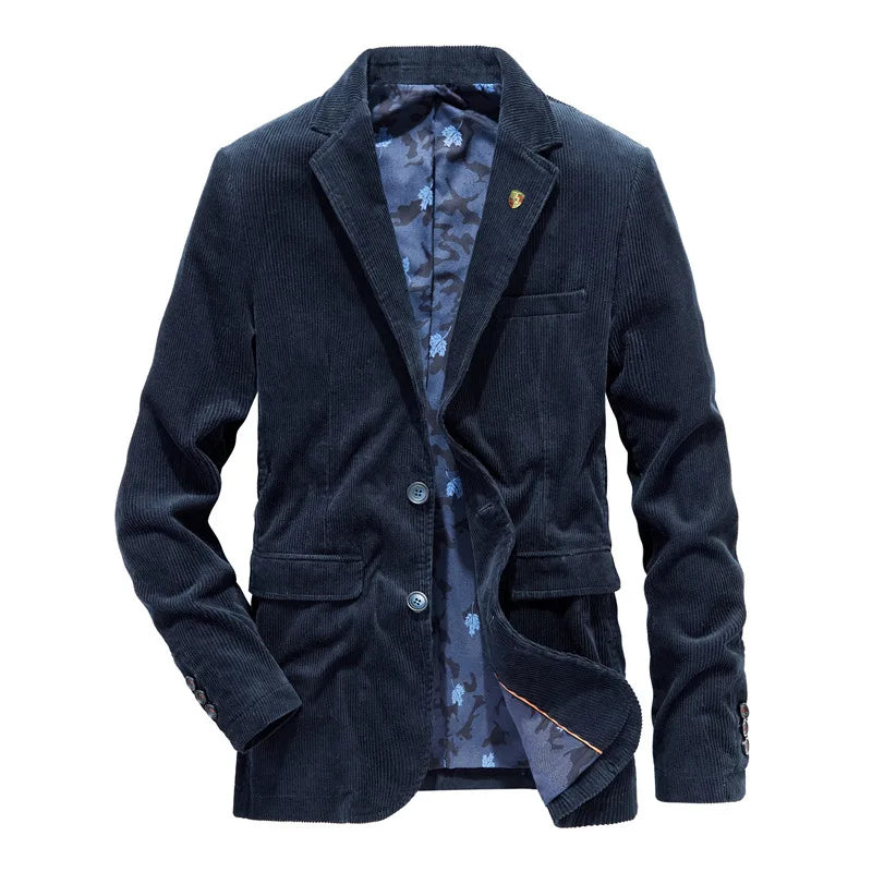 Blazer Homme Brun Classique Élégant