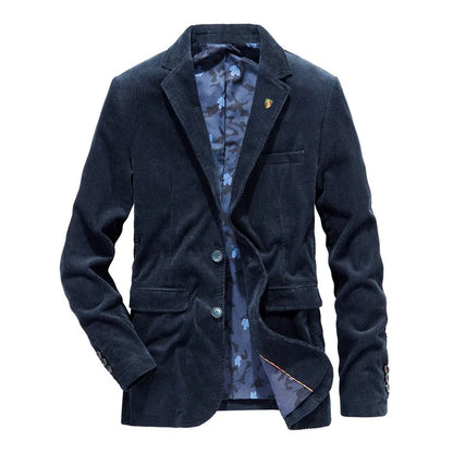 Blazer Homme Brun Classique Élégant