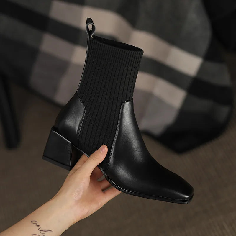 Bottines Femmes Confort Chaussures Antidérapantes
