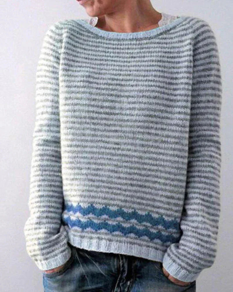Pull Femme Hiver Noël Motif Nordique