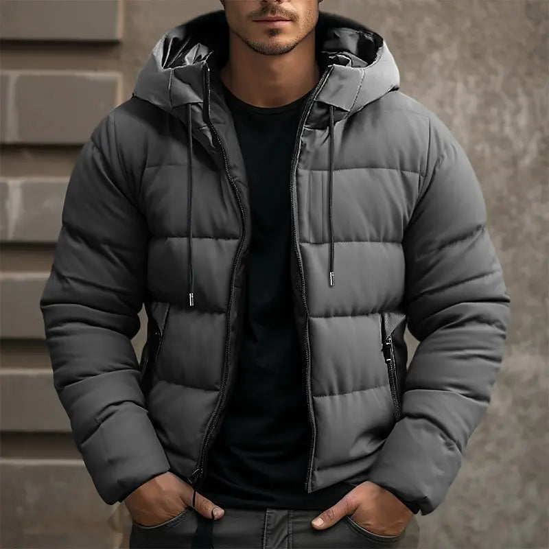 Veste Duvet Capuche Élégante et Chaude