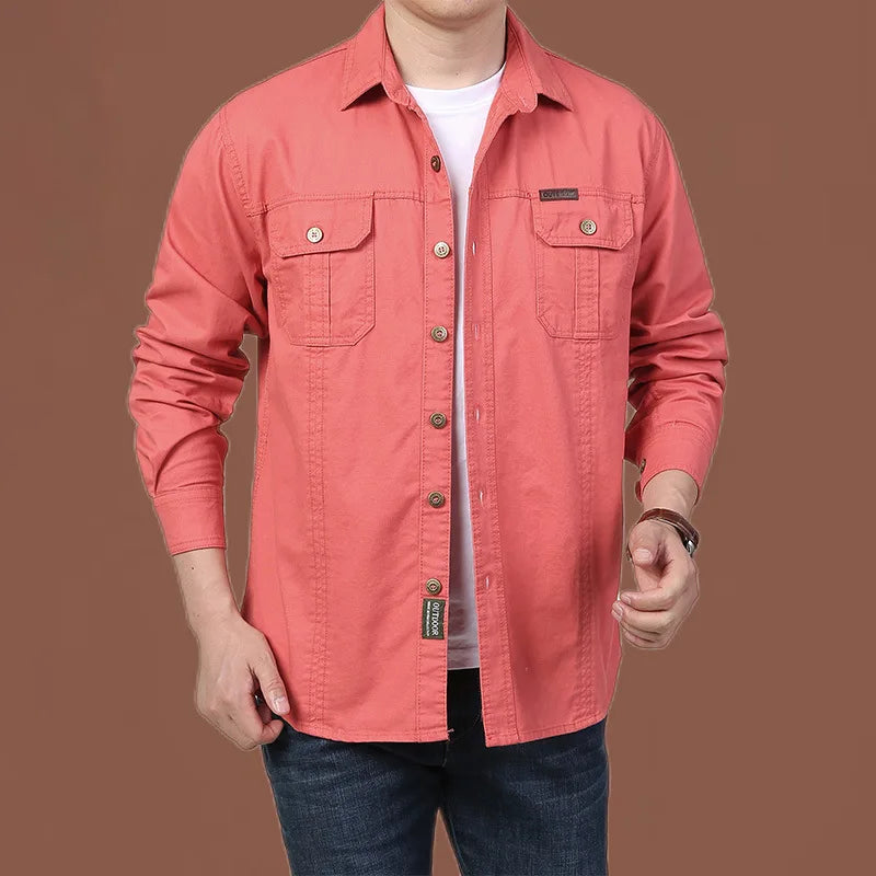 Chemise Homme Manches Longues Classique et Douce