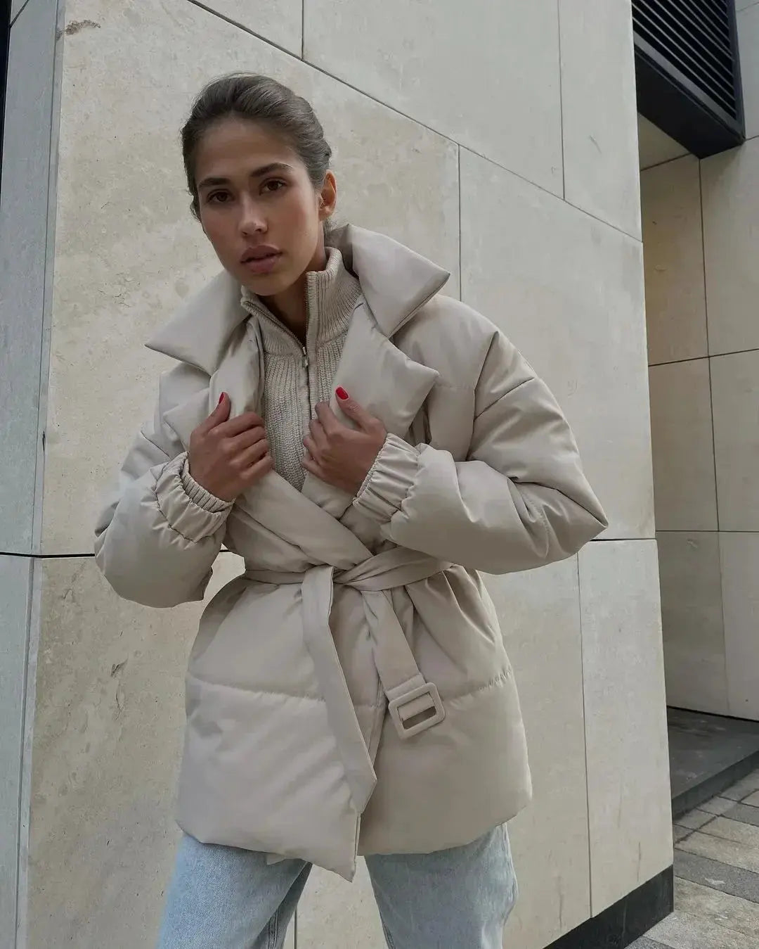 Senna | Pufferjacke - Mit Gürtel Zendoo.de
