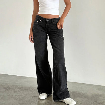 Jean Femme Large Vintage Blanc