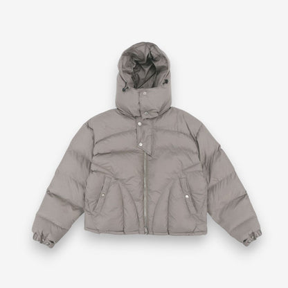 Doudoune Zippée Femme Capuche et Manches Longues