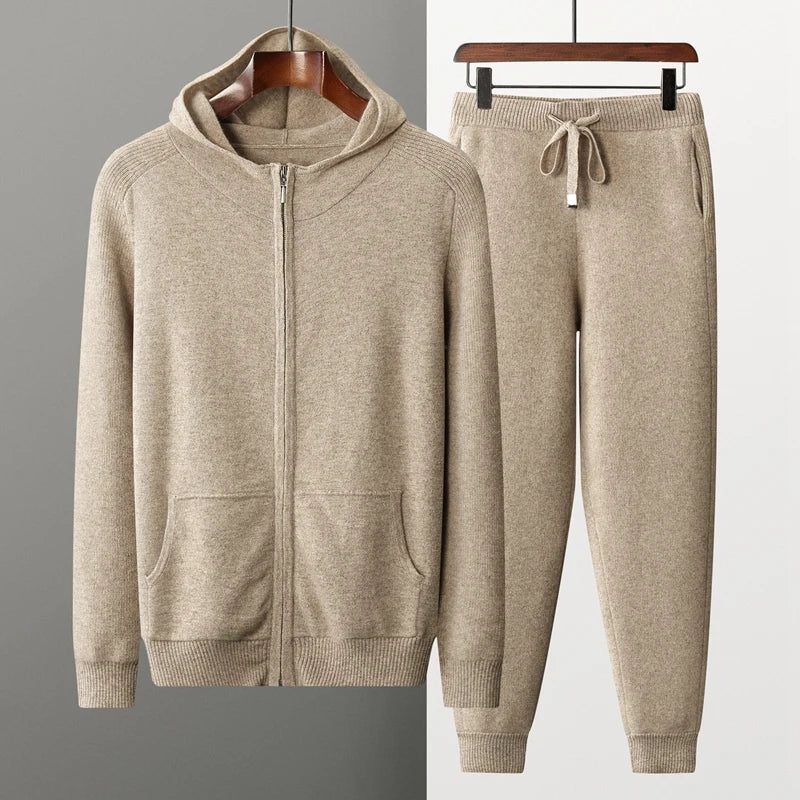 Tenue Sport Mixte Décontractée Sweat Zippé et Pantalon Sport - PanierRoyale