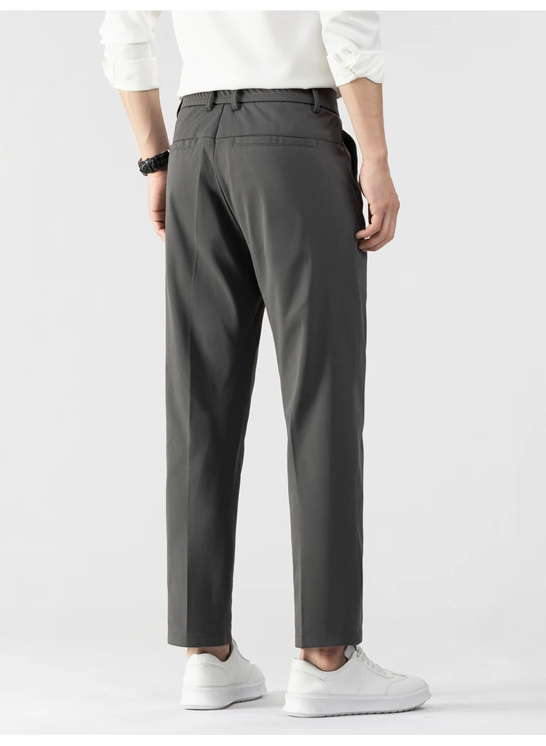 Pantalon Homme Beige Taille Haute Confort et Élégance