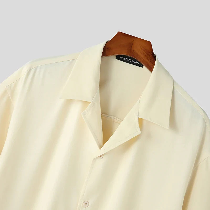 Chemise Homme Coton Confortable à Carreaux