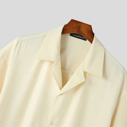 Chemise Homme Coton Confortable à Carreaux