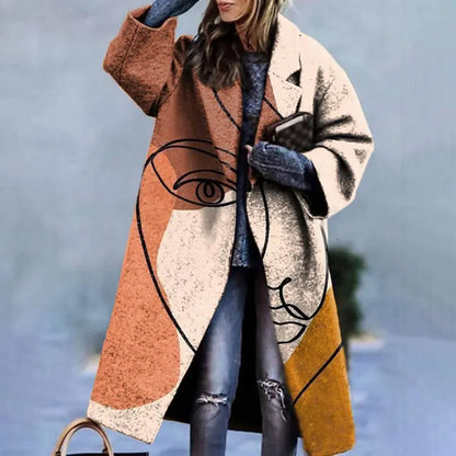 Manteau femme hiver carreaux chaud et tendance