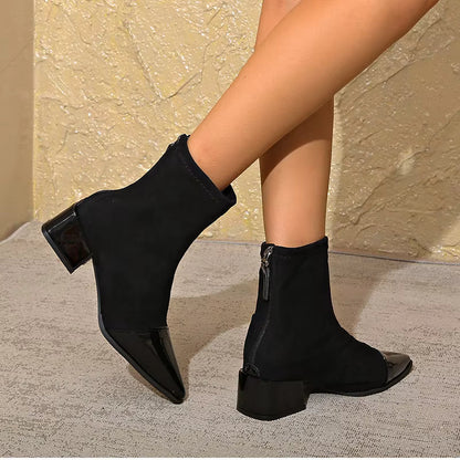Bottines Femme Hiver Talon Bloc Chaussures