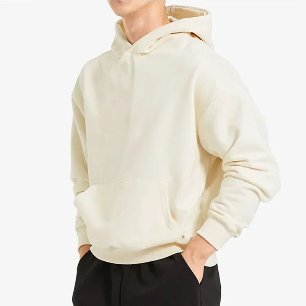 Sweat à Capuche Homme Oversize Coton Doux