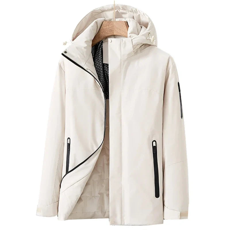 Doudoune Femme Imperméable Hivernale avec Doublure Polaire