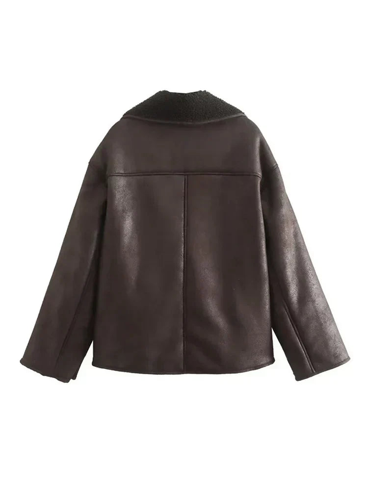 Manteau Hiver Femme Réversible et Doux - PanierRoyale