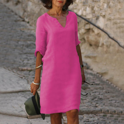 Robe Été Femme Élégante - Robe en Dentelle Legère et Féminine