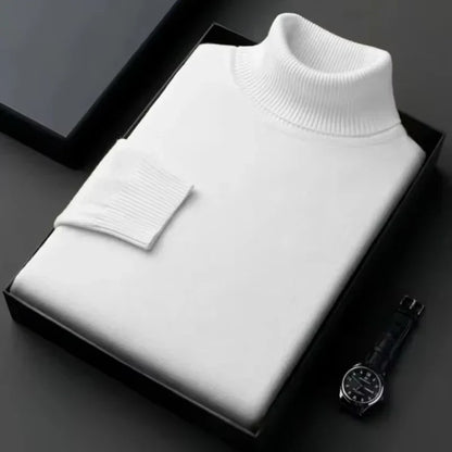 Pullover Col Roulé Chaud et Confortable