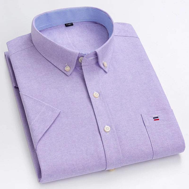 Chemise Homme Manches Courtes Casual Chic