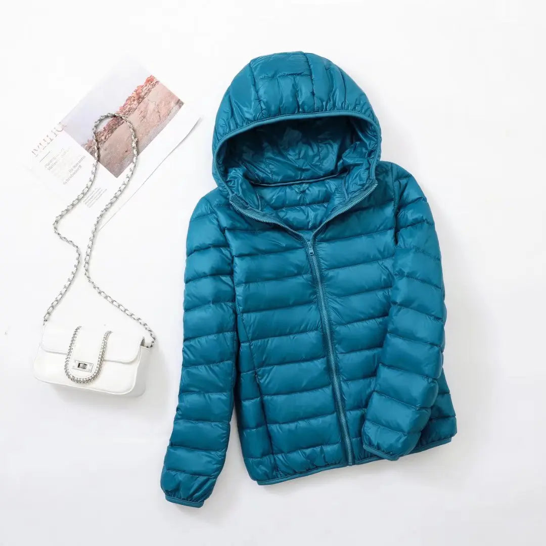 Doudoune Femme Hiver Bleu Marine